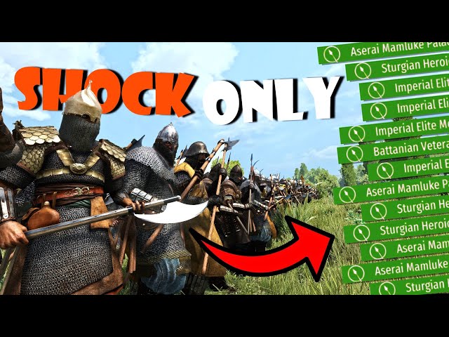 ONLY SHOCK INFANTRY Playthrough in BANNERLORD!