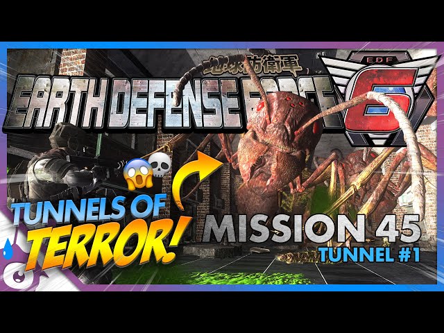 Earth Defense Force 6 - Mission 45 (English Version) - Tunnel #1 - Ranger - PS5