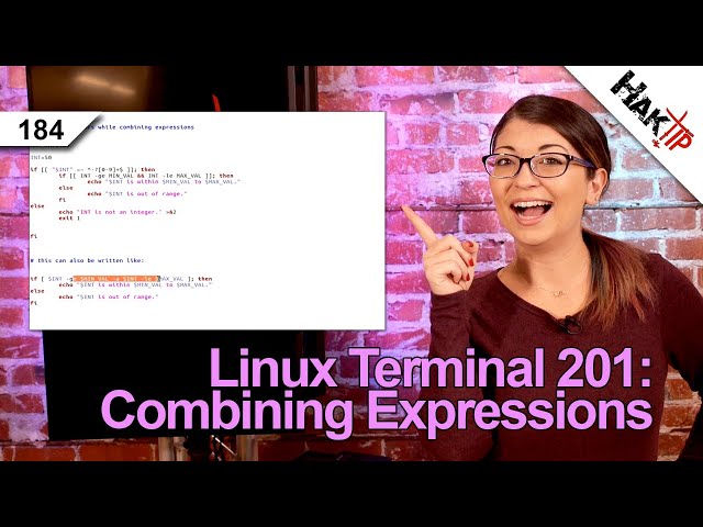 Combining Expressions | Linux Terminal 201 - HakTip 184