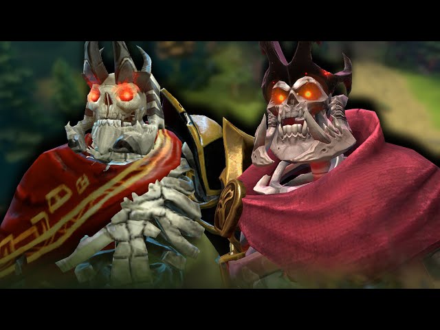 Dota 2 - Comparison: Skeleton King & Wraith King Arcana