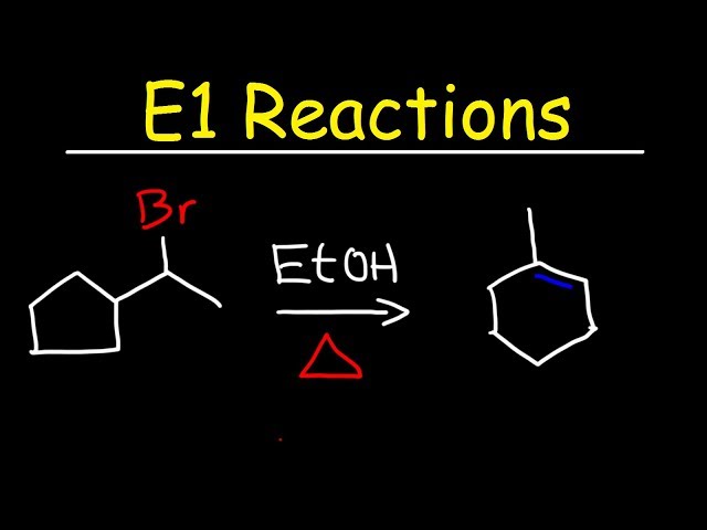 E1 Reaction Mechanism With Alcohol Dehydration & Ring Expansion Problems