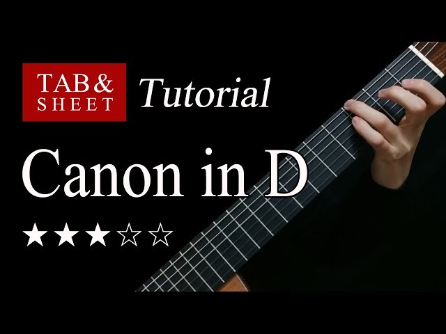 Canon in D - Guitar Lesson + TAB