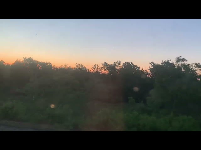 Sunrise over Dnipro River