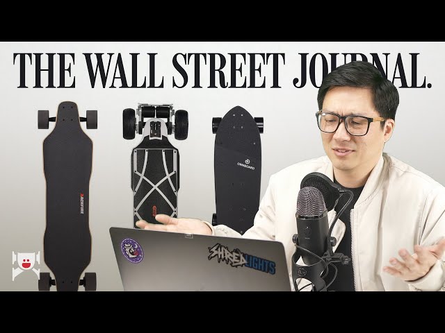 Wall Street Journal's Electric Skateboard Recommendations