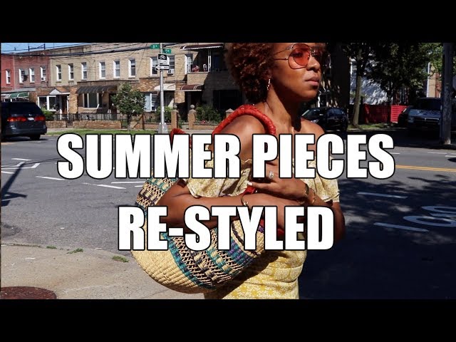 SUMMER OUTFITS RE-STYLED + A SUMMER GIVEAWAY!!!