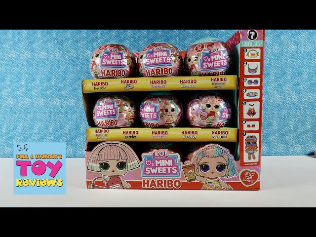Haribo LOL Surprise Loves Mini Sweets Blind Capsule Doll Unboxing | PSToyReviews