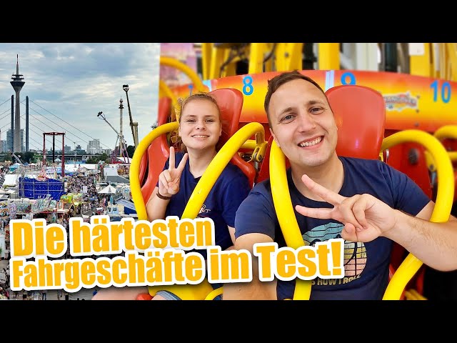 Rheinkirmes Düsseldorf 2023 🎡 | XXL Fahrgeschäfte-Test auf der größten Kirmes am Rhein! | Vlog