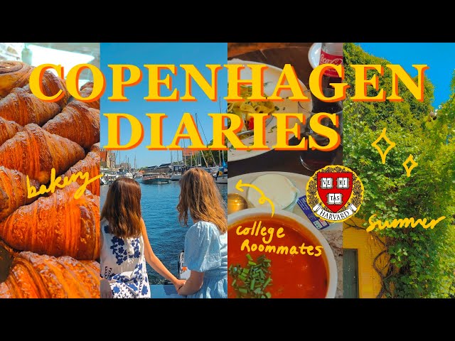 Copenhagen Vlog 🍒 A Trip with My College Roommates from Harvard
