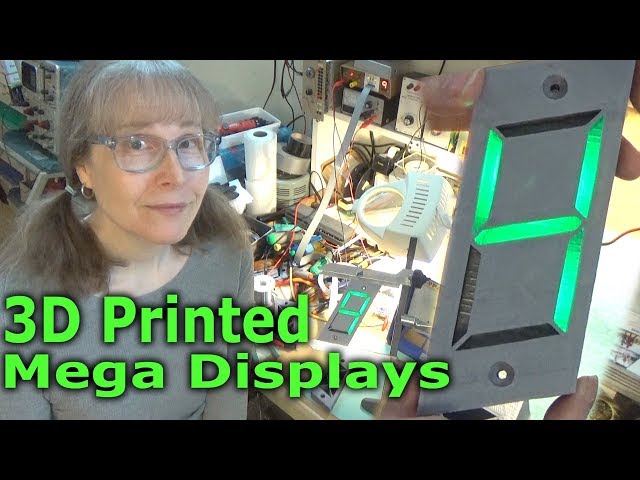 3D Printed Mega Displays