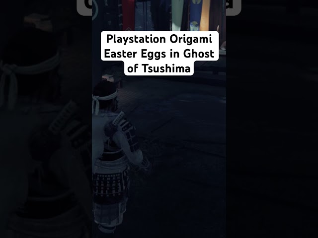 Playstation Easter Eggs in Ghost of Tsushima
