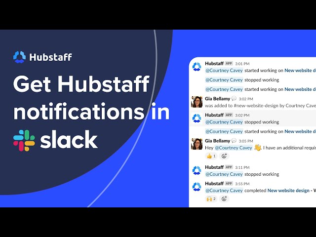 Slack Integrations: Get Hubstaff Notifications in Slack