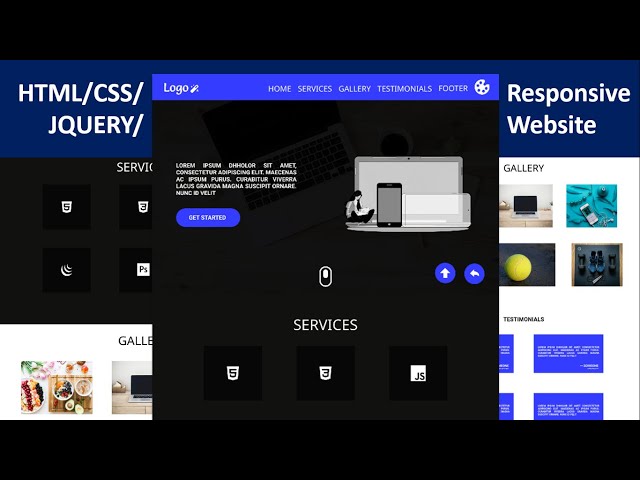 How To Make Complete Responsive Website Using HTML/CSS ( SASS )/JQUERY From Scratch
