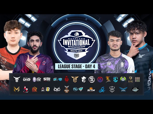 [HINDI] PUBG MOBILE RUTHLESS INVITATIONAL SHOWDOWN | LEAGUE STAGE | DAY 4| FT. #DRS #SG #STE #A1 #I8