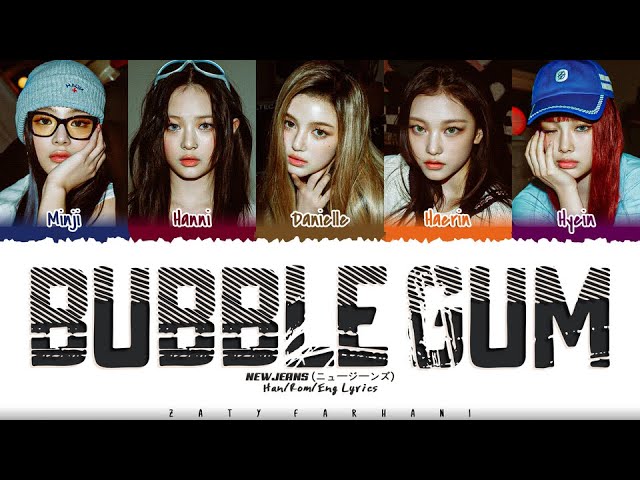 NewJeans - 'Bubble Gum' Lyrics [Color Coded_Han_Rom_Eng]
