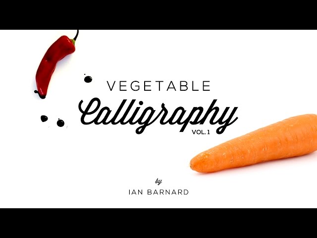 Vegetable Calligraphy