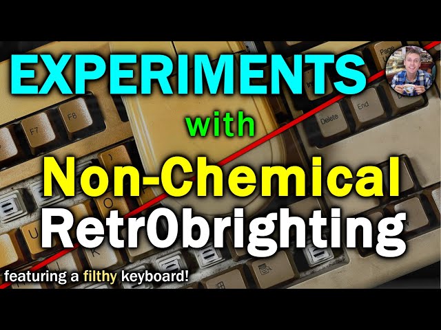 Retrobrighting without Peroxide - Alternatives Tested