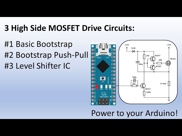 3 High Side MOSFET Drive Circuits