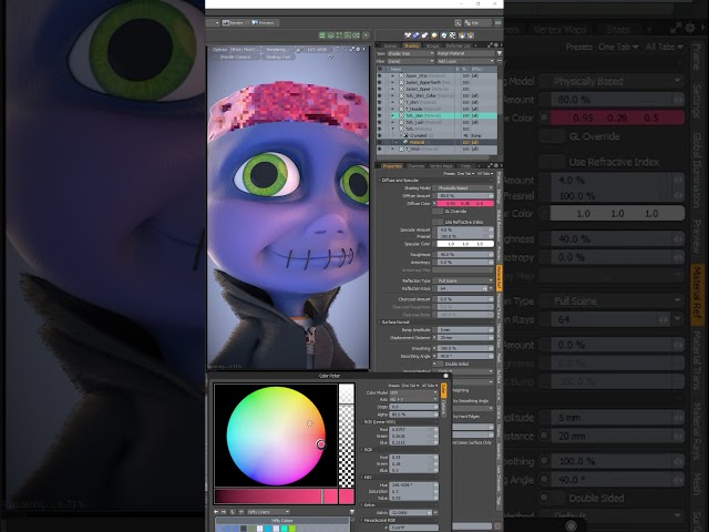 MODO | Preview Viewport: Fast Shading