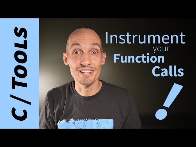 How to profile your own function calls in C? (instrument your code!)