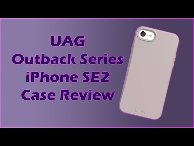 UAG Outback Series Case Review - A Biodegradable iPhone SE Case?!
