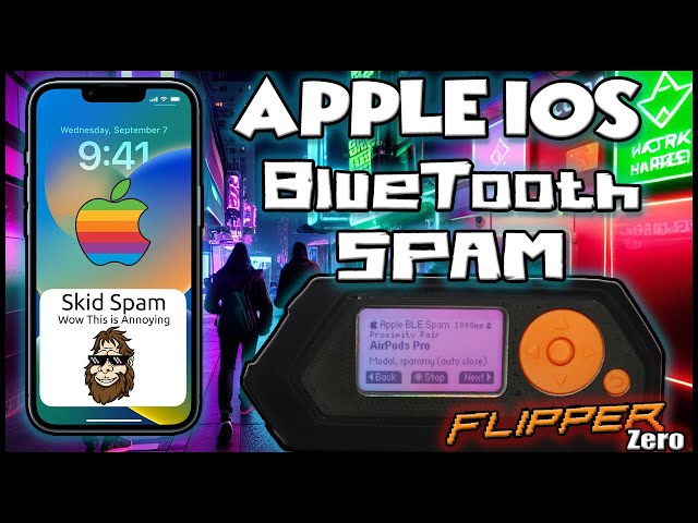 Flipper Zero Apple Bluetooth (BLE) Spam!  Being a Skid Was Never Easier!!!  How to Annoy Everyone!