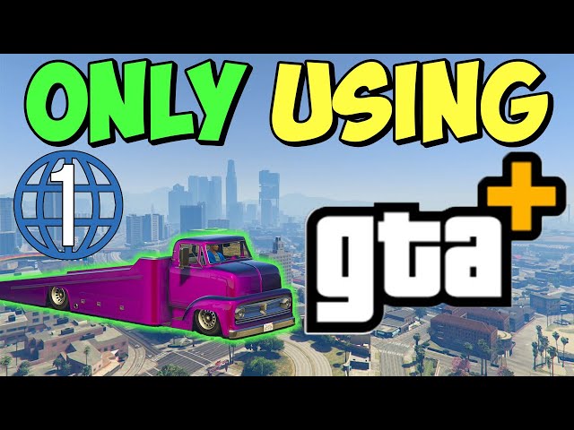 I Started as a Level 1 in GTA 5 Online With ONLY GTA+ PART 2 | GTA 5 Online Starting Out GTA+