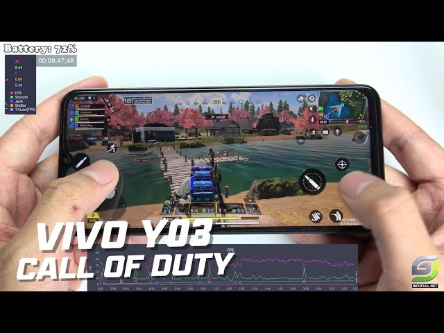 Vivo Y03 test game Call of Duty Mobile CODM | Helio G85