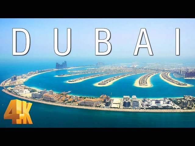 FLYING OVER DUBAI (4K UHD) - Wonderful Landscapes Film With Relaxing Music To Listen While Waiting