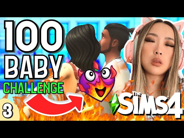 Hot Tub Woohoo Ruined My Reputation in The 100 Baby Challenge: Sims 4 Let's Play | Part 3