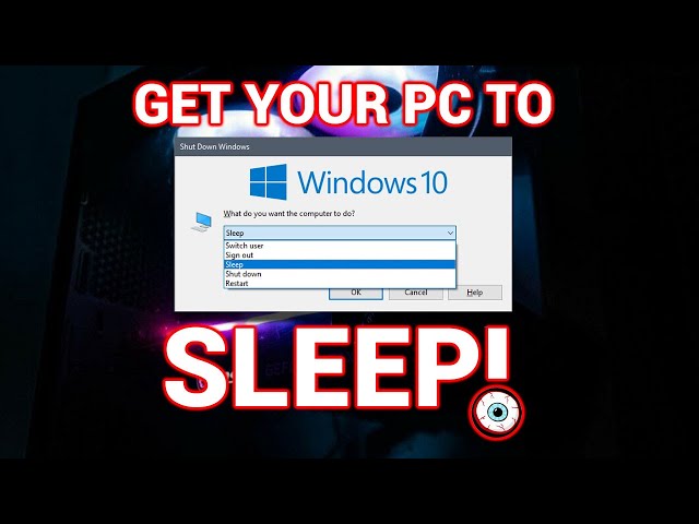 PC Won't sleep - PC won't stay in sleep mode 💤💤💤
