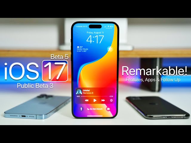 iOS 17 Public Beta 3 - Remarkable! - Features, Battery and Follow Up Review