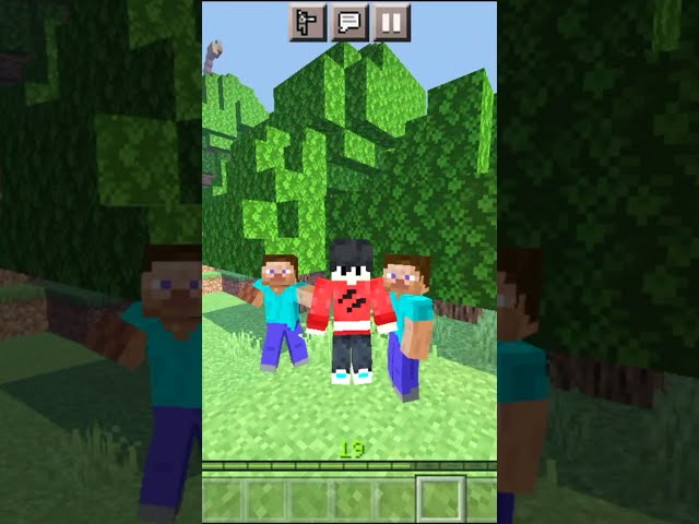 Faking a Minecraft Manhunt goes wrong ft.noobs | #shorts