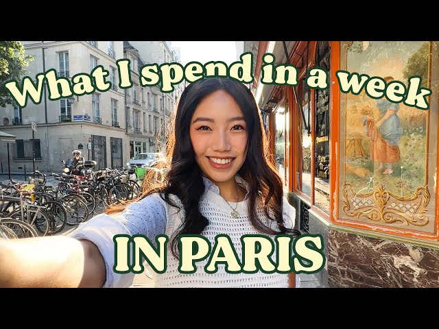 How much I spent in a week in Paris 🇫🇷 🥖 *realistic* travel vlog