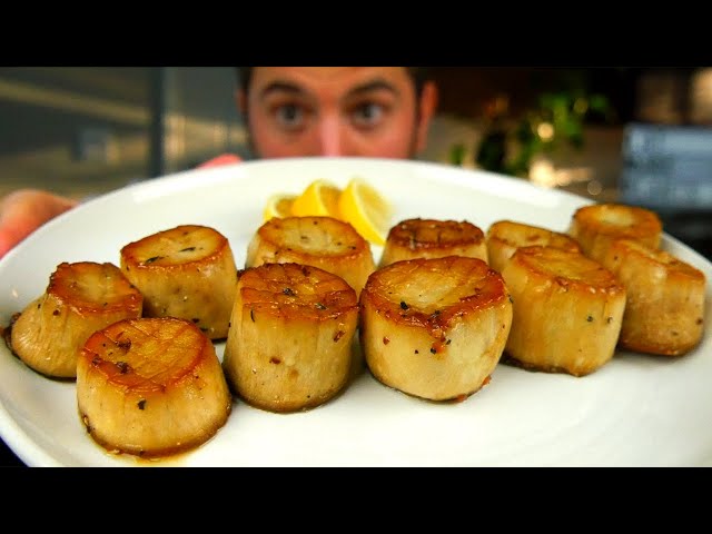 plant-based SEARED SCALLOPS with 5 ingredients.🔥🔥🔥