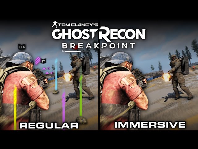 Ghost Recon: Breakpoint (Ghost Experience) Immersive vs Regular | Direct Comparison