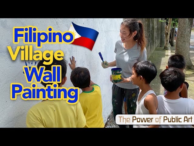 Local Filipino Village Mural Project EP. 10