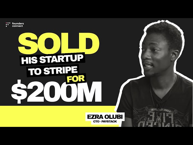 The Paystack Story, with Ezra Olubi, Co-Founder and CTO #FoundersConnect