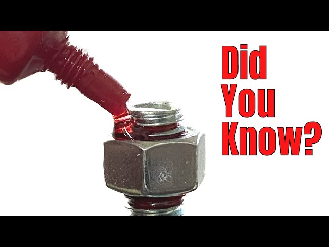 Most DIYers Do Not Know This | Loctite Red Threadlocker Curing
