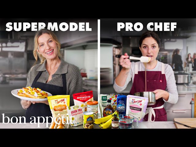 Gisele Bündchen vs Pro Chef: Same Ingredients, Different Recipe | Bon Appétit