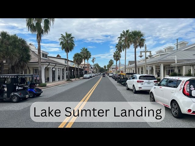 Our Full Tour of Lake Sumter Landing in The Villages, Florida | Canal Street & The Square