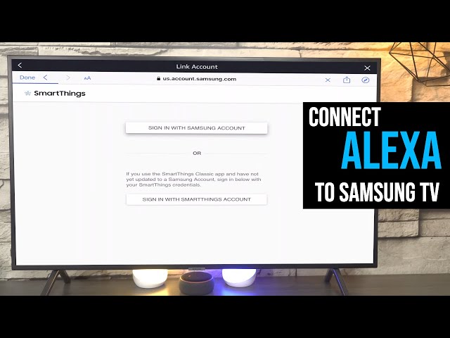Connect Most Samsung 4k TV To Amazon Echo