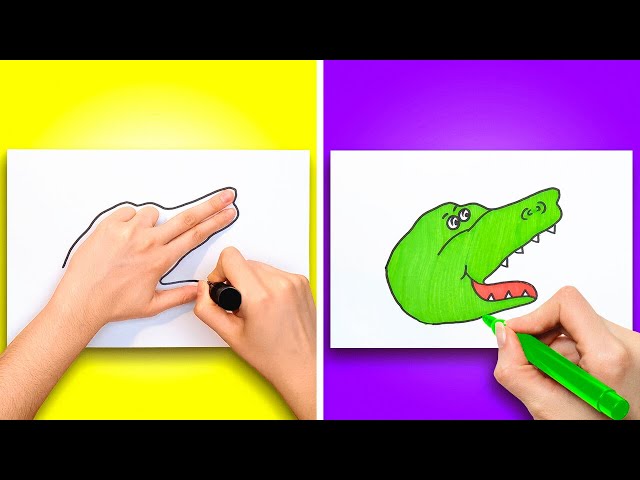 Simple School Crafts, Smart School Hacks And Awesome Drawing Ideas & Tips