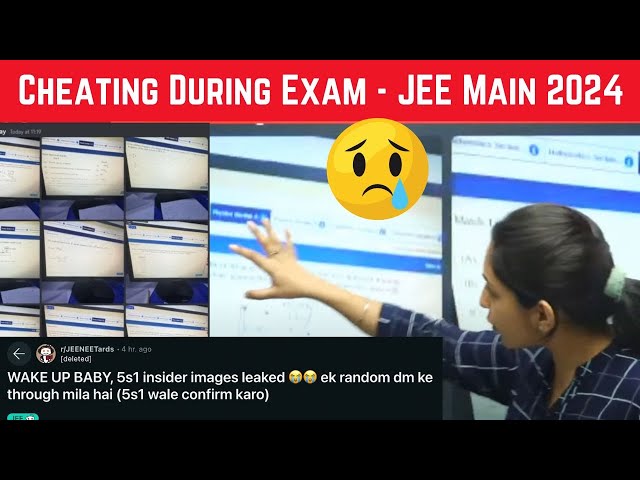 🚨Cheating in JEE MAIN! WHAT NEXT! Shift Cancelled?? 🚫📝 Request for Strict Action #jee #nta #jee2024