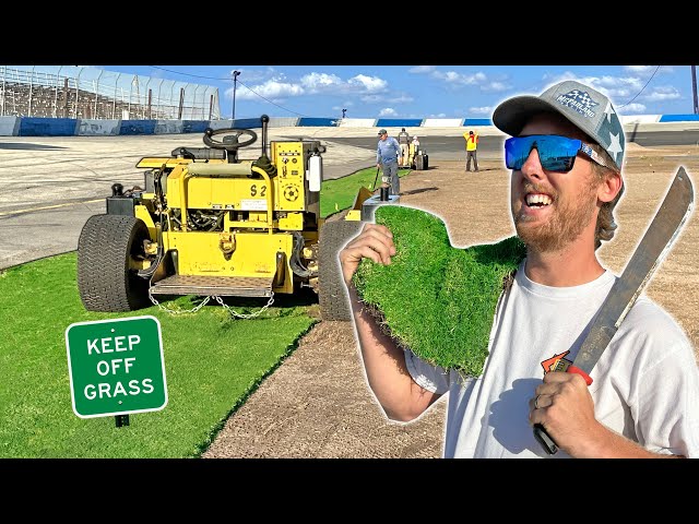 We Put Stadium Grass in Our Racetrack... ($10,000 Fine In Place)