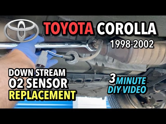 Toyota Corolla - Down Stream Oxygen O2 Sensor Replacement - 1998-2002