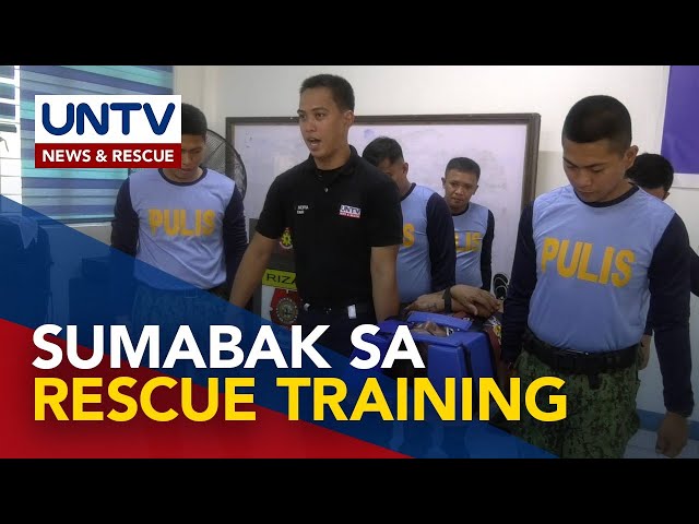 Mga pulis at force multipliers sa Rizal, sumabak sa first aid training para makatugon sa mga sakuna