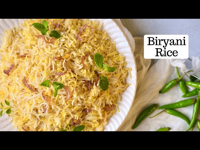 Plain Biryani Rice | Quick Rice Recipe | Kunal Kapur Recipes | Veg Biryani