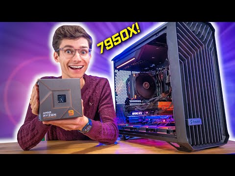 The ULTIMATE Ryzen 9 7950X Gaming PC! 😍 RTX 3090 Ti + Ryzen 7000 Gameplay Benchmarks & Build Guide!