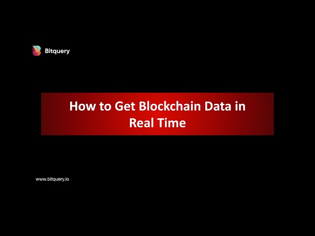 How to Get Real Time Data from Blockchain ( Solana/ Matic/ Optimism/ Base and more)