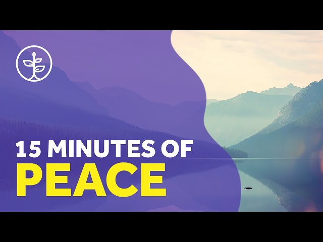Mindfulness Meditation For Calm, Peace & Balance (15 minutes) "Find Your Breath" | Guided Meditation